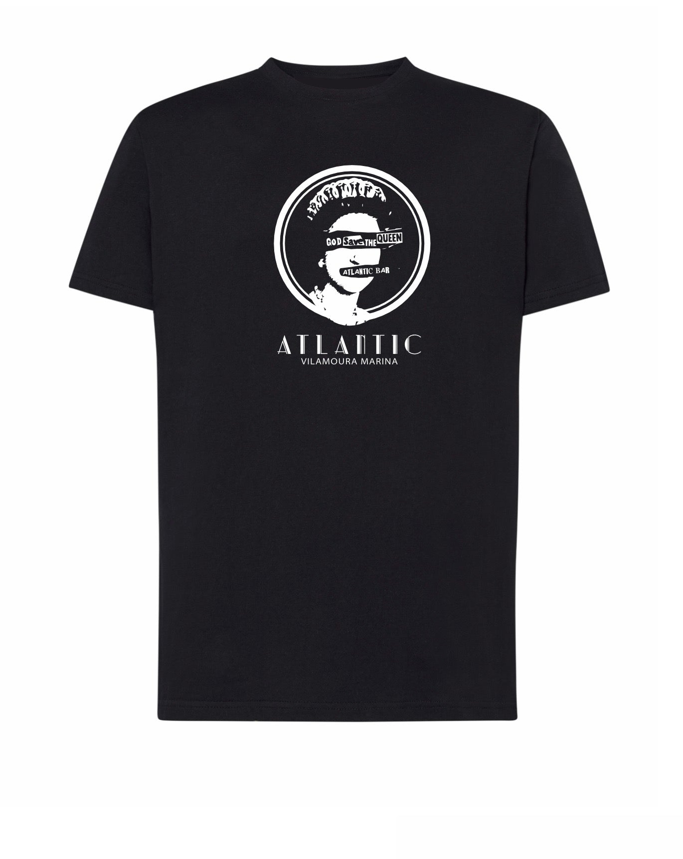"Vintage designs" GSQ(ROUND) Atlantic Bar Black Tee
