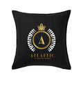 Waterproof Outdoor Black Square cushion with official A logo Color