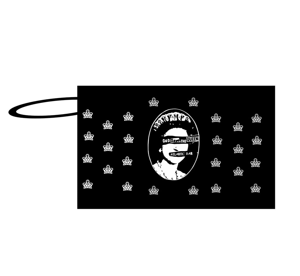 Waterproof Black beach bag with Vintage design GSQ